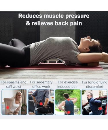Alouweekuky Back Extension Trainer | Rotary Adjustment Back Stretcher for Pain Relief - Perfect Gift for Neck & Lumbar Spine Support - Buy Online on GoSupps.com