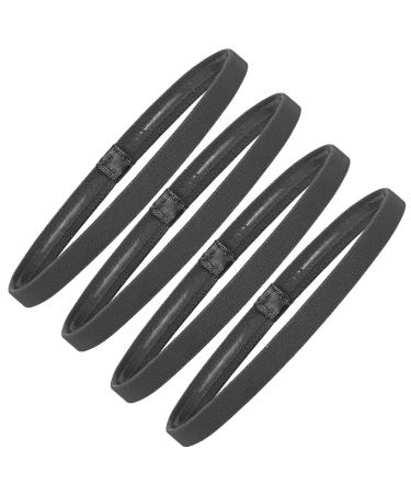 Sibba Elastic Sports Terris Bands 4 Packs Athletic Exercise Sport Football Slide Silicone Handing D nne Herznand Mini Welding Band Headgear 4 Black - Buy Online on GoSupps.com