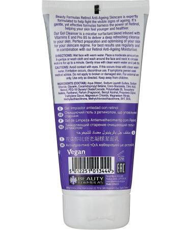 Beauty Formulas RETINOL 150ML CLEANSER - Buy Online on GoSupps.com