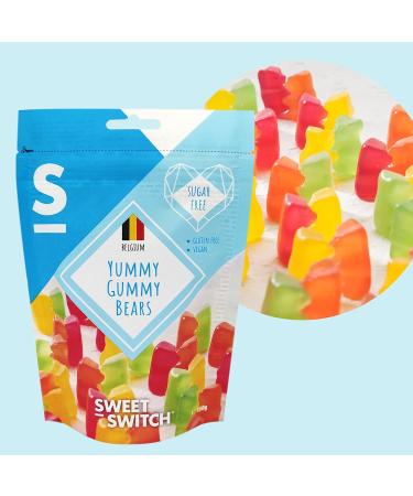 SWEET-SWITCH 6 X 150g Yummy Gummy Bears - Candy - Keto - Sugar Free - Gluten Free - Buy Online on GoSupps.com