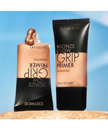  Catrice Catrice Bronze Glow Grip 3-pack of long-lasting moisturizing primer nourishing radiant fresh vegan oil-free paraben-free nanoparticle-free 3 x 30 ml - Buy Online on GoSupps.com