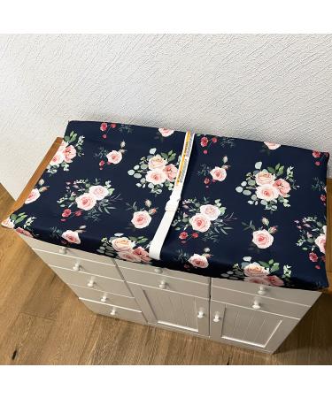 AMROSE 3 Pack Easy Care Changing Pad Covers - Ultra Soft Microfiber Sheets for Baby Boys and Girls - Floral & Butterfly Design - Pink (Set of 3) - Buy Online on GoSupps.com