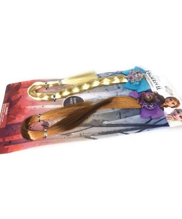 Disney Frozen II Elsa & Anna Faux Hair Clip Set (2-Pack) for Girls - Buy Online on GoSupps.com