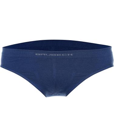 Brubeck 3 Pack Boys Breathable Cotton Briefs | Seamless Quick-Drying Underwear for Kids | Light Blue | 81% Cotton | Shop Now - Buy Online on GoSupps.com