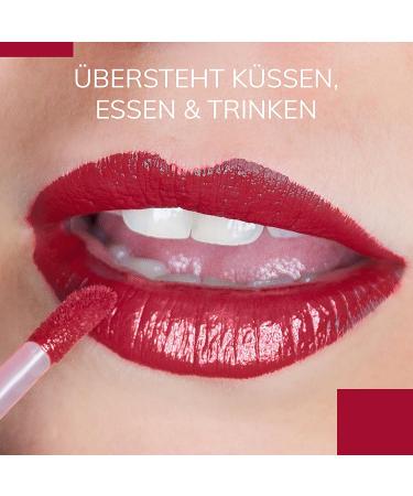 Manhattan Lips2Last Glam Red 45A - Long-Lasting Lip Colour & Gloss | 8ml - Buy Internationally - Buy Online on GoSupps.com
