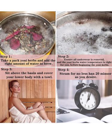 Organic Yoni Steam Herbs for Vaginal Cleansing | V Steam Kit with Filter Bag - 7 Steams for Women - Buy Online on GoSupps.com