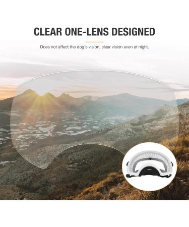 Namsan Dog Glasses - UV Protection Sunglasses for Large Dogs | Clear Safety Glasses with Adjustable Band & Sponge Nose Pads - Buy Online on GoSupps.com