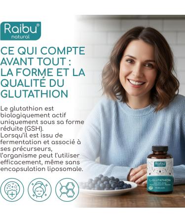 GLUTATHION R duit 98% - L-Glutathion avec Pr curseurs dont NAC Acide Alpha-Lipo que & L-Glycine - Obtenu par Fermentation - Antioxydant - 500 mg Haute Dose - 90 G lules V g taliennes - Buy Online on GoSupps.com