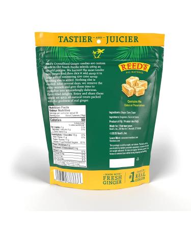 Reed's All Natural Crystallized Ginger 16 oz - Baby Ginger Root Sweetened with Raw Cane Sugar - Buy Online on GoSupps.com