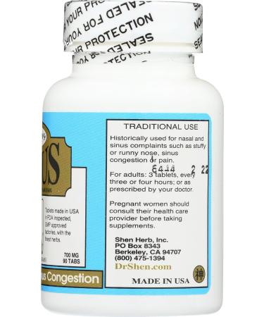 Dr. Shen's B Pe Min Kan Wan Sinus and Nose Pill - 90 Tablets - 700 mg - Buy Online on GoSupps.com
