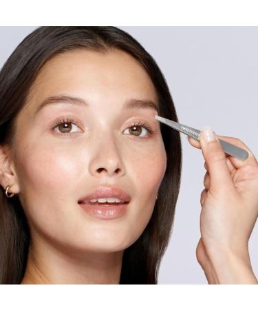 Tweezerman Slant Tweezer - Classic Stainless Steel | Precision Eyebrow Tweezers - Buy Online on GoSupps.com