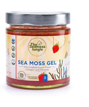 Sea Moss Family Pack - 3 Gels (Golden Strawberry Mango) - 390ml - Natural Superfood for Immunity Energy and Digestion - Buy Online on GoSupps.com