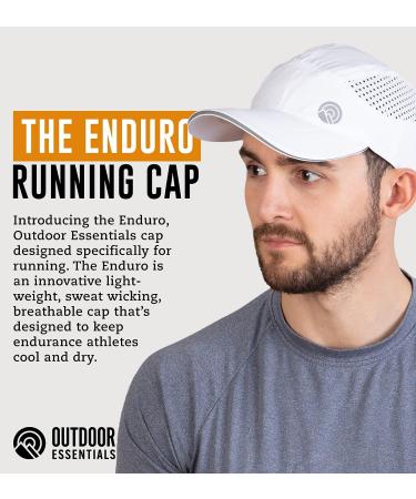 OutdoorEssentials Running Cap - UPF 50 Exercise Hat in White - Buy Online on GoSupps.com