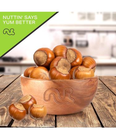 Raw Hazelnuts Filberts In Shell - 1 LB Bulk Nuts - Fresh & Healthy Protein Snack - All Natural, Keto Friendly, Vegan & Kosher - Buy Online on GoSupps.com