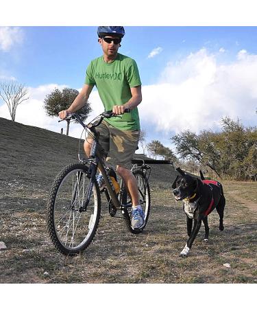 180 Bicycle Dog Holder | Upgraded Hands-Free Running Leash for 2 Dogs | Ideal for Cycling Walking & Training - Buy Online on GoSupps.com