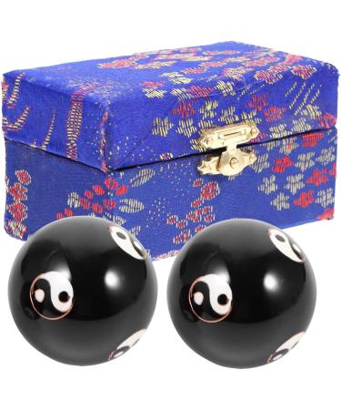 TOVINANNA 6-Pack Magnetic Massage Balls | Stress Relief Massage Globes for Hands | Metal Baoding Balls for Yoga & Relaxation - Buy Online on GoSupps.com