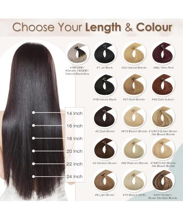 Elailite Nano Ring Hair Extensions Blonde Real Human Hair 50 Strands 50g Cold Fusion With Nano Beads Remy Hair Straight (#60 Platinum Blonde 16 Inch) 16 Inch (NANO) #60 Platinum Blonde - Buy Online on GoSupps.com
