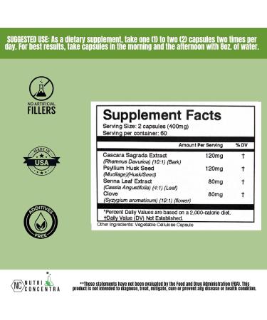 ColonDetox+: Rejuvenate Digestive Health with 120 Vegetarian Capsules - Powerful Cleansing Support for a Healthier You | International Shipping Available - Buy Online on GoSupps.com