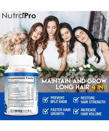 NutraPro Long Hair Gummies - Anti-Hair Loss Supplement with Biotin & 10 Vitamins for Faster Hair Growth | Thinning Hair Solution - Buy Online on GoSupps.com