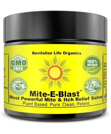 Mite-E-Blast Relief Salve Plant Powered Potent Fights Mite Insect Bite Itch Mite Woes Embrace Natural Power Neem Tea Tree Oil Goodbye Discomfort Hello to Freedom