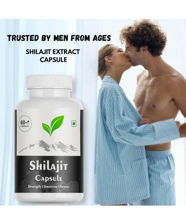 Pure Natural Himalayan Shilajit Capsules 100% Natural Premium Quality High Purity 85+ Trace Minerals Fulvic Acid Supports Energy & Vitality 60 Veg Capsules - Buy Online on GoSupps.com