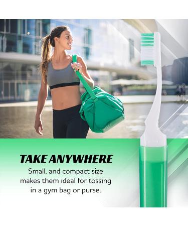Travel Toothbrushes Mini Toothbrush with Toothbrush Cover Camping Toothbrush Travel Size Toothbrush with Toothbrush Case Portable Toothbrush Adults Travel Toothbrush Kit (Adult 6) 6 Count (Pack of 1) 6.0 - Buy Online on GoSupps.com
