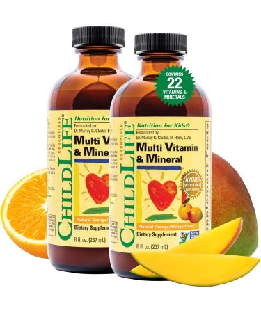 CHILDLIFE ESSENTIALS Multi Vitamin and Mineral for Infants, Babys, Kids, Toddlers, Children, and Teens, 8-Ounce Pack of 2 - Buy Online on GoSupps.com