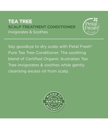 Petal Fresh Pure Scalp Treatment Tea Tree Conditioner - Nourishes & Soothes Itchy Scalp Vegan & Cruelty-Free 16 Fl. oz | Buy Internationally - Buy Online on GoSupps.com