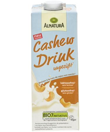 Alnatura Cashew Drink unsweetened pack of 8 (8 x 1 l)