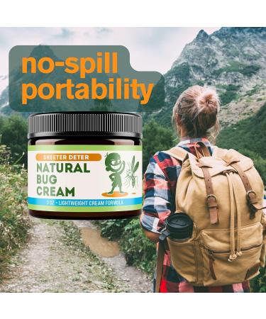 Magnum Solace Natural Bug Cream - No Spray Formula Made with Plant Essential Oils Safe for Kids 3 Fl Oz (Pack of 1) - Buy Online on GoSupps.com