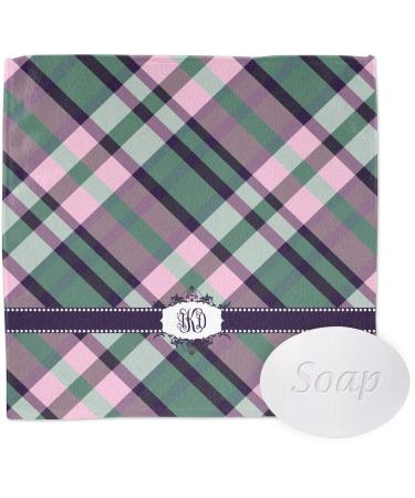 YouCustomizeIt Personalized Plaid with Pop Washcloth