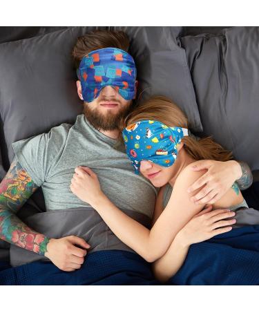 FRESHME Mulberry Silk Sleep Mask - 100% Light Blocking Eye Cover for Men and Women | Comfortable & Soft Blindfold for Travel, Airplane, Nap, Yoga | Relaxation Eye Shade - Buy Online on GoSupps.com