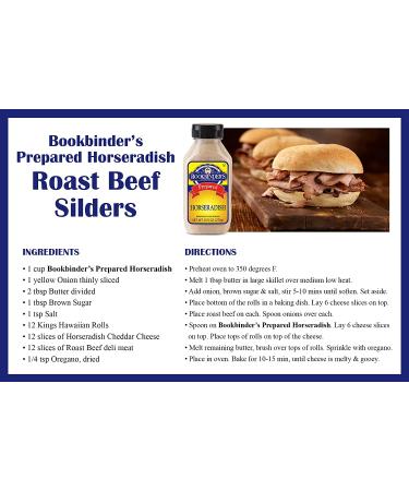 Bookbinder's Restaurant Style Prepared Horseradish 9.75 Oz. - 2 Pack - Buy Online on GoSupps.com