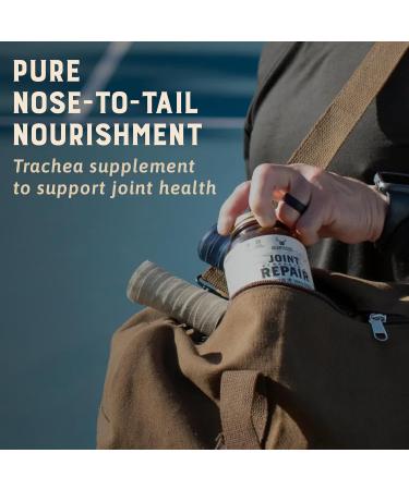 Heart & Soil 100% Grass Fed & Finished Joint Support Supplement from Regenerative Cattle with Trachea, Scapula & Bone Marrow Supports Joint Strength & Mobility 3000mg Glass Bottle 180 Capsules Joint, Strength & Repair - Buy Online on GoSupps.com