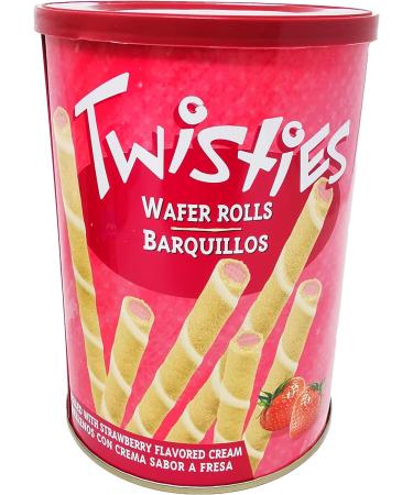 3x 400g Wafer Rolls Selection - VANILLA ESPRESSO & STRAWBERRY cream filled wafer rolls - Buy Online on GoSupps.com
