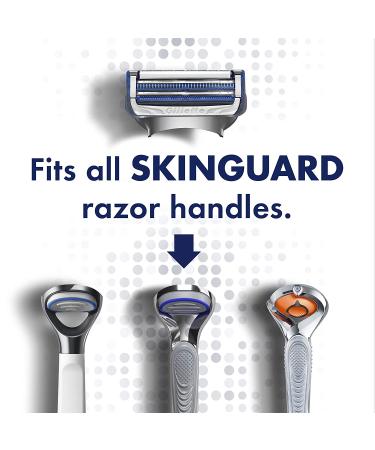 Gillette SkinGuard Men's Razor Handle + 3 Blade Refills & Pure Shave Gel - Buy Online on GoSupps.com