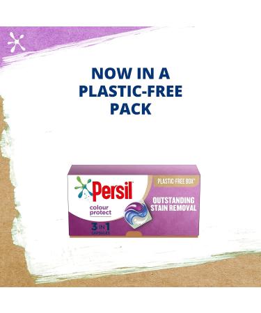 Persil 3 in 1 Colour Protect Laundry Washing Capsules - 96 washes | Recyclable Plastic-Free Box | Keeps Colors Bright - Buy Online on GoSupps.com