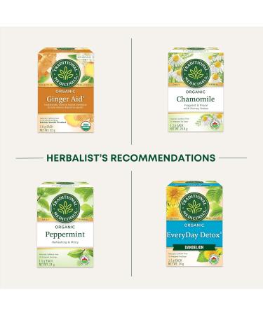 Traditional Medicinals - Organic Belly Comfort Peppermint Herbal Tea (Pack of 6) - Contains Ginger Fennel and Lemon Balm for Digestive Support - 96 Tea Bags Total Belly Comfort 16 Count (Pack of 6) - Buy Online on GoSupps.com