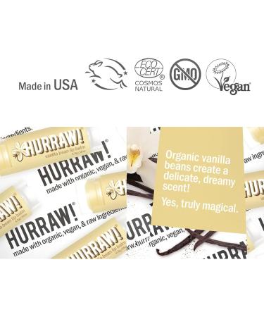 Hurraw! 3 Lip Balms Coconut Vanilla Pod & Lime Organic Certified Vegan Cruelty Free & Gluten Free Non-GMO 100% Natural Ingredients Bee Soy & Palm Free. Made in USA. - Buy Online on GoSupps.com