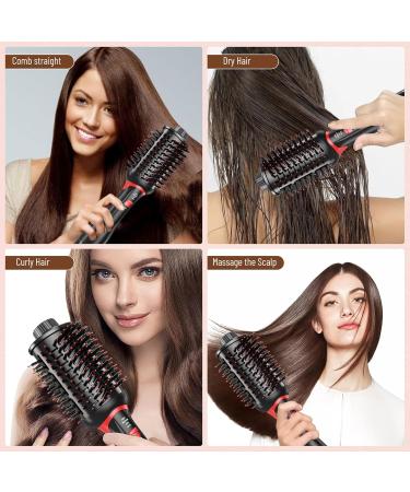Bizcasa 5-in-1 Hot Air Brush 1200W | Round Hair Dryer & Styling Tool | 4 Temp & 2 Speed Settings | Perfect for All Hair Types | International Shipping Available - Buy Online on GoSupps.com