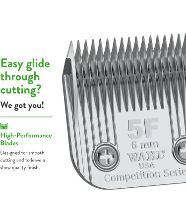 Wahl Competition #5F Interchangeable Blade Set - 6mm Precision for Professional Grooming | International Shipping - Buy Online on GoSupps.com