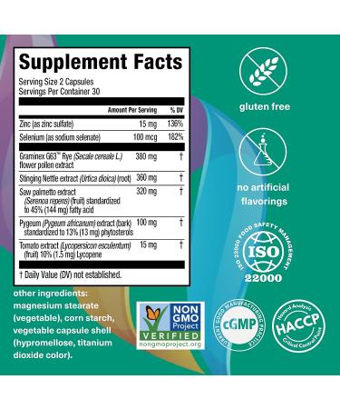 Elements Supreme Prostate 60 Capsules - Advanced Prostate Support for Healthy Urinary Function | Gluten Free, Non-GMO | 30 Day Supply - Buy Online on GoSupps.com
