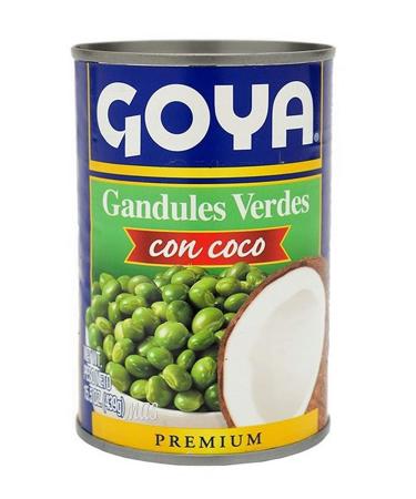 Goya Green Pigeon Peas with Coconut - 15.5 oz Can - Buy Online on GoSupps.com