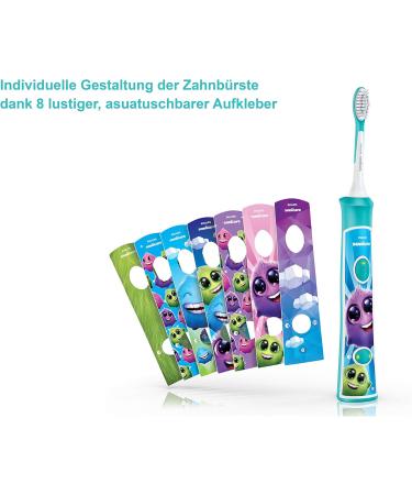 Philips Sonicare For Kids Electric Toothbrush HX6322/04 | Sonic Technology for Children | Includes Brush Heads Ages 4+ | International Shipping Available - Buy Online on GoSupps.com