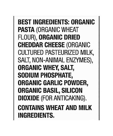 Annie's Organic Alfredo Shells & Cheddar Macaroni Cheese - 12 Pack (6 oz Each) - Buy Online on GoSupps.com