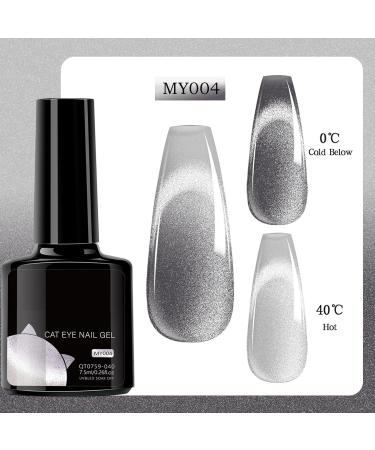 Gel Nails | Heat-Sensitive Gel Nails | 6 Easy-to-Apply Manicure Lasts 21 Days Ideal for Travel Beach Wedding - Buy Online on GoSupps.com