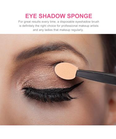 MUSISALY 100pcs Double Ended Eyeshadow Brush Makeup Brush Tipped Oval Makeup Tool Eye Makeup Applicator Cosmetic Tool Sponge Eyeshadow Stick Latex Sponge Sponge Brush 6.5x1.3cm Black - Buy Online on GoSupps.com