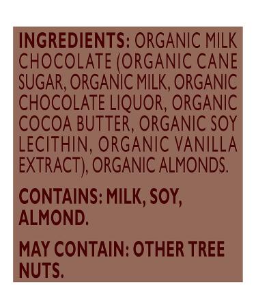 Green & Black's Organic Milk Chocolate with Almonds Bar 34% Cacao - 10 Pack - Buy Online on GoSupps.com