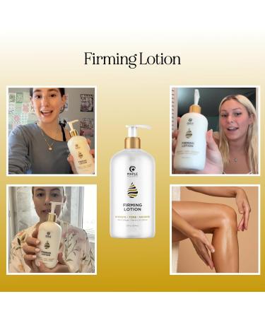 Skin Firming Body Lotion for Women | Caffeine & Collagen with Hyaluronic Acid | Tightening & Hydrating Lotion for Dry Skin Cellulite Belly Bum Chest & Thighs - Buy Online on GoSupps.com