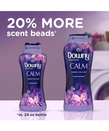 Downy Infusions In-Wash Laundry Scent Booster Beads - CALM Soothing Lavender & Vanilla Bean - 30.1 oz | International Shipping - Buy Online on GoSupps.com